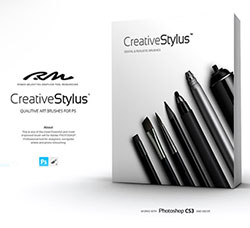 极品PS画笔－179支创意压感笔刷(第一版/2种风格/8种类型)：RM Creative Stylus 2 in 